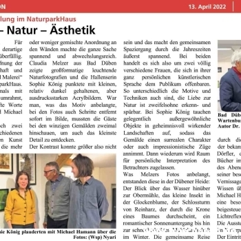 Zeitungsartikel Dübener Wochenspiegel